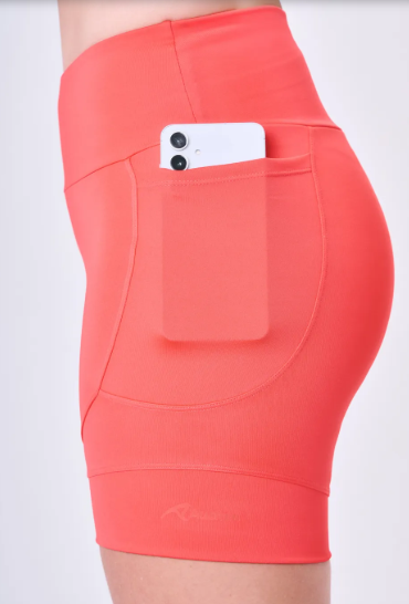 CONJUNTO TOP E BERMUDA ESSENTIAL RUN Authen Laranja