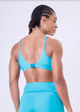 CONJUNTO TOP E BERMUDA ESSENTIAL RUN Azzure