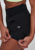 SHORT COM BERMUDA SIGNATURE SAMBA 2 EM 1 AUTHEN preto