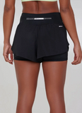 SHORT COM BERMUDA SIGNATURE SAMBA 2 EM 1 AUTHEN preto