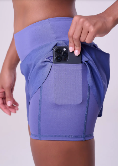 SHORT COM BERMUDA SIGNATURE SAMBA 2 EM 1 AUTHEN Azul