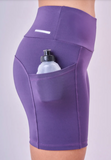 CONJUNTO TOP E BERMUDA ESSENTIAL RUN Authen roxo