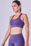 CONJUNTO TOP E BERMUDA ESSENTIAL RUN Authen roxo