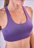 CONJUNTO TOP E BERMUDA ESSENTIAL RUN Authen roxo