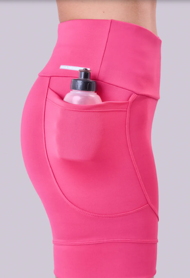 CONJUNTO TOP E BERMUDA ESSENTIAL RUN Authen Pink