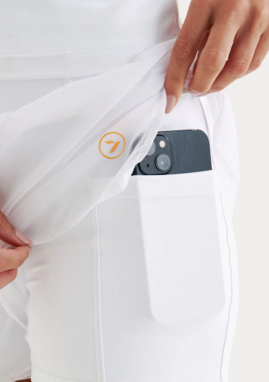 SHORT DE COMPRESSÃO COM MULTIBOLSOS LIVRE SOLTINHO Sette Branco La Vie