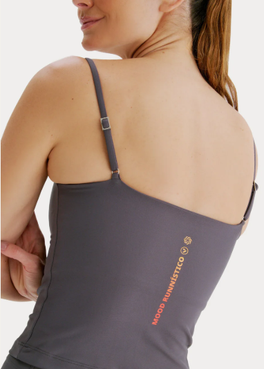 CAMISETA DE COMPRESSÃO ALCINHA Sette Cinza La Vie