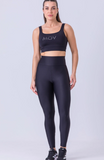 LEGGING BLACKOUT COM BOLSO NO CÓS MOV FITNESS preto