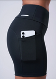 CONJUNTO TOP E BERMUDA ESSENTIAL RUN Preto