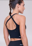 CONJUNTO TOP E BERMUDA ESSENTIAL RUN Preto