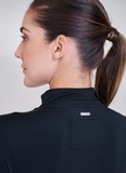CAMISETA THERMAL KEPT C/ ZIPER REFLETIVO MANGA LONGA Authen Preto