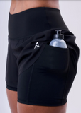 SHORT COM BERMUDA SIGNATURE SAMBA 3 BOLSOS SELADO Authen Preto