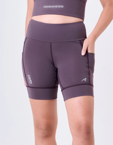 BERMUDA GRIT BOSSA 7 BOLSOS 18CM Authen Açaí