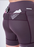 BERMUDA GRIT BOSSA 7 BOLSOS 18CM Authen Açaí