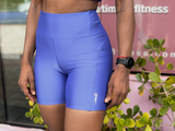 SHORTS PATIMODAFITNESS MULTIBOLSOS TECIDO CANELADO 2 BOLSO Azul
