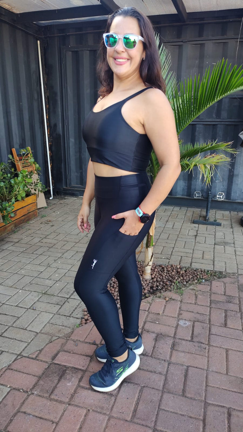 CALÇA MULTIBOLSOS PATIMODAFITNESS Preto