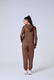 JAQUETA FLUITY POLIAMIDA MOV FTNESS Marron