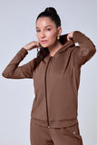JAQUETA FLUITY POLIAMIDA MOV FTNESS Marron