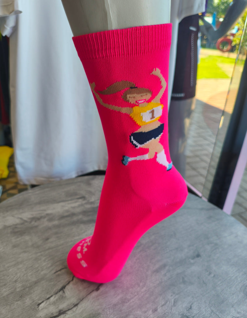 MEIAS DE POLIAMIDA Patimodafitness Rosa