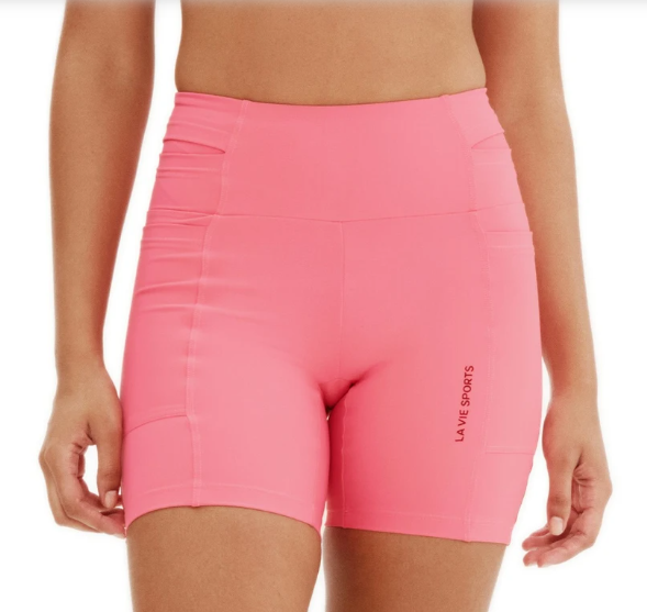 Short de Compressão com Multibolsos Total Emana Rosado La vie