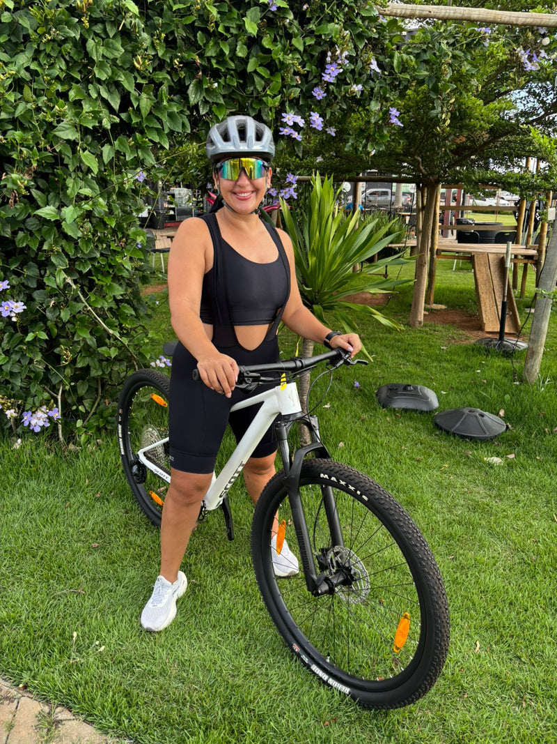 BRETELLE PARA CICLISMO FEMININO Evouz