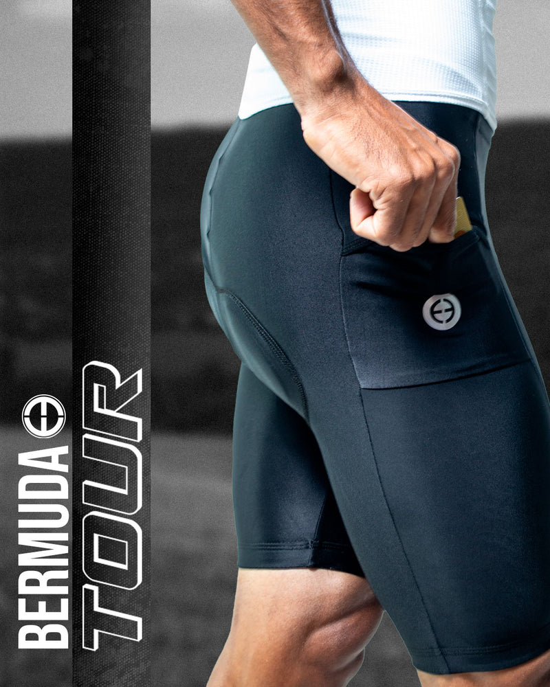 BERMUDA TOUR ERT PRETA LISA Unissex