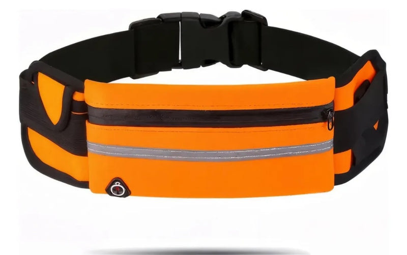 POCHETE IMPERMEÁVEL COM SUPORTE DE GARRAFINHA Laranja Neon