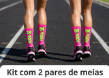 KIT 2 PARES DE MEIAS DE POLIAMIDA Foda-se