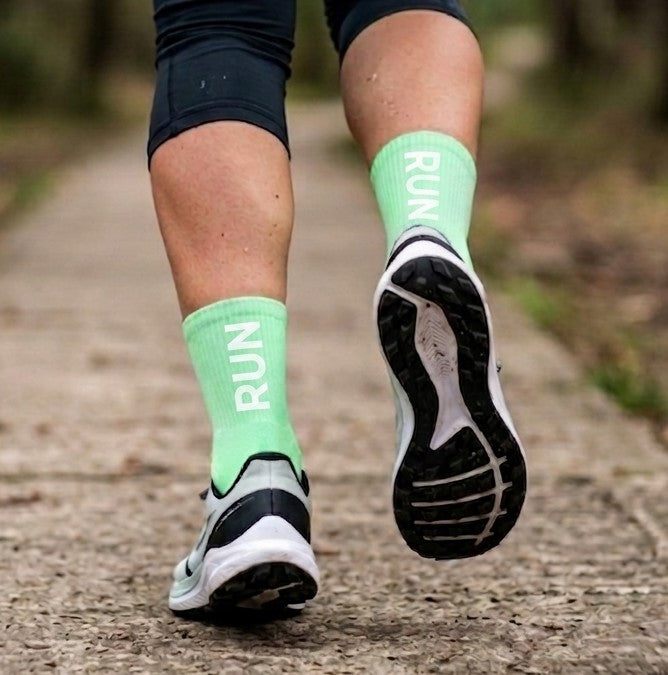 MEIAS DE POLIAMIDA Run verde água