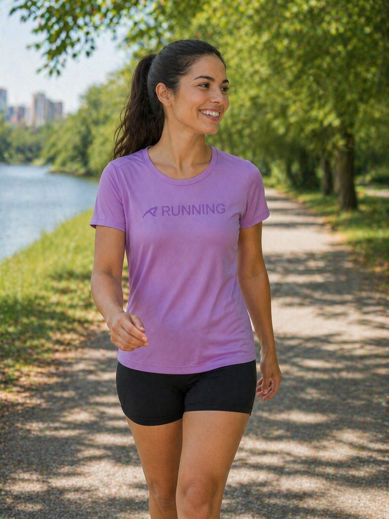 CAMISETA KEEP COOL RUNNING Authen roxo fantasy
