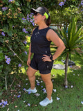 REGATA CROPPED PATIMODAFITNESS Poliamida preta