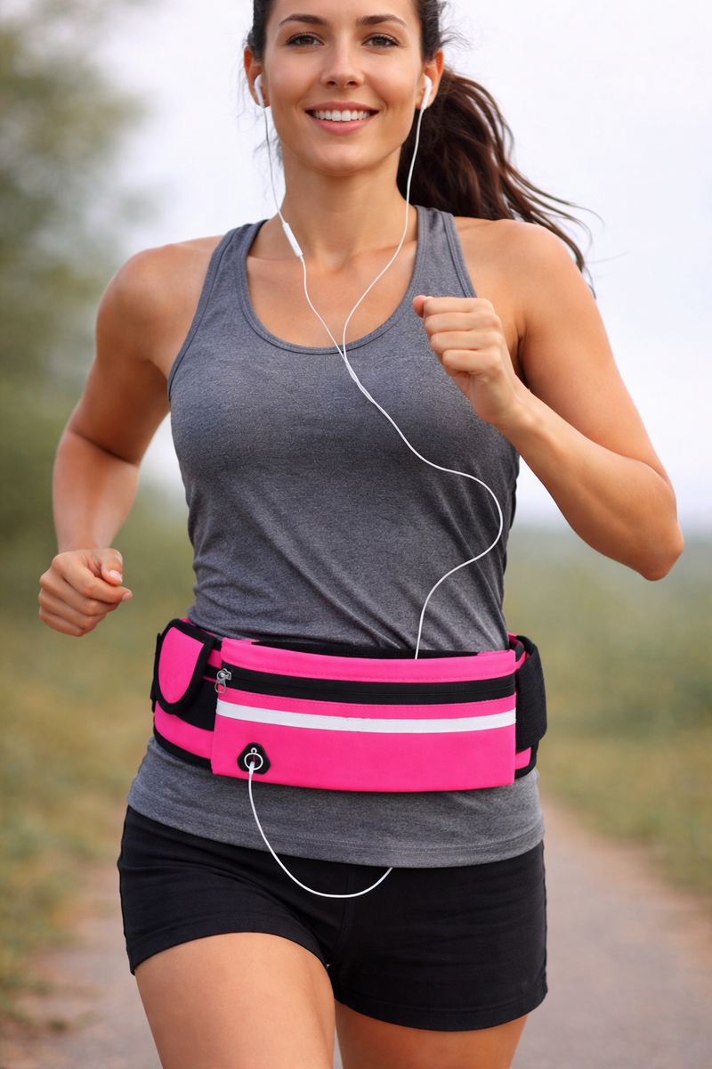 POCHETE PORTA GARRAFA IMPERMEÁVEL ROSA