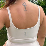 CONJUNTO TOP E SHORTS Patimodafitness Off White