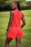 REGATA CROPPED PATIMODAFITNESS Poliamida Laranja neon