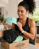 KIT COMPLETO MÃE CORREDORA 4 ITENS! Bermuda, Top, Viseira e Meia
