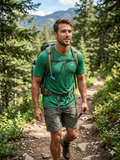 CAMISETA DRY FIT MASCULINA Verde militar