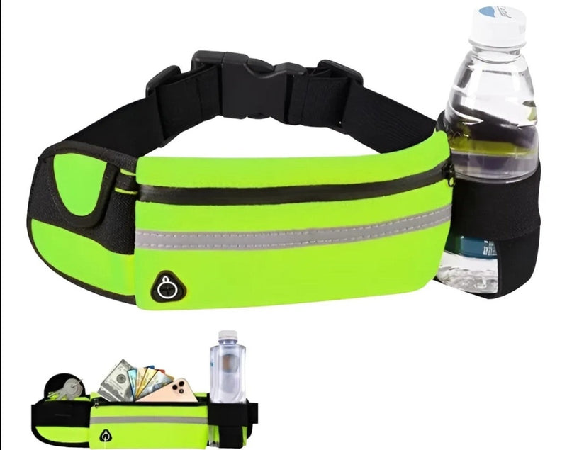 POCHETE IMPERMEÁVEL COM SUPORTE DE GARRAFINHA Verde Neon