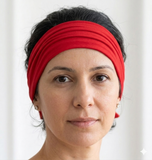 BANDANA DE POLIAMIDA Vermelha unissex