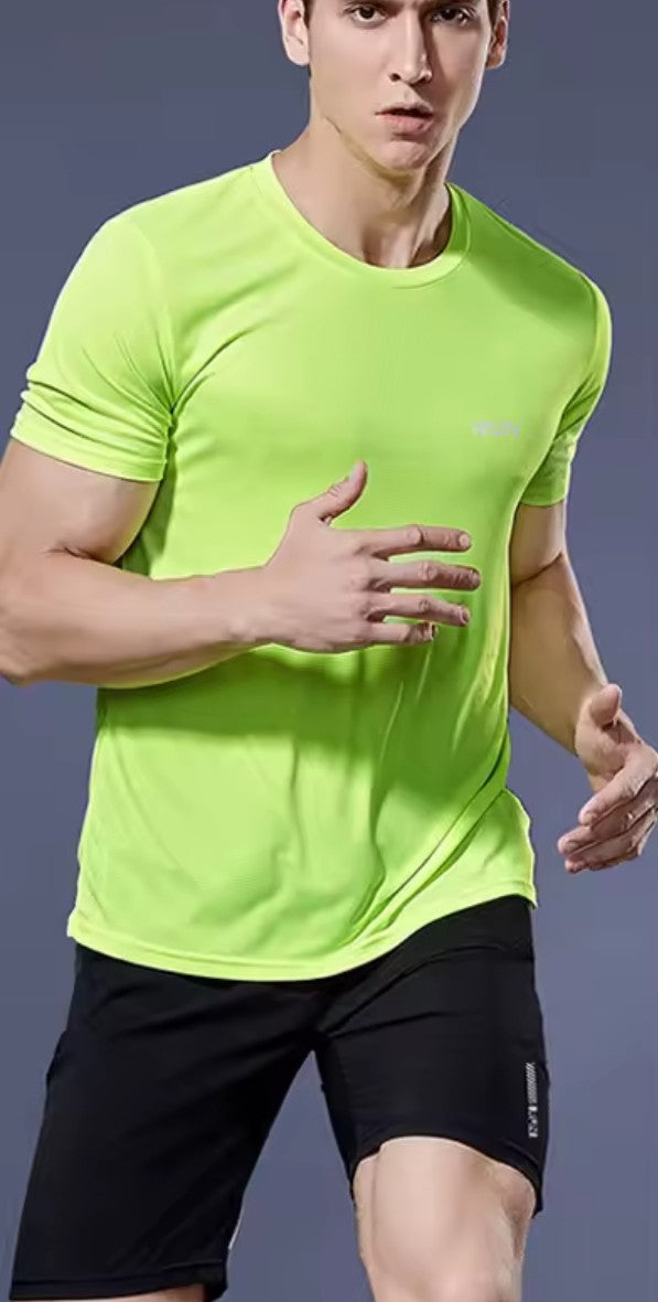 CAMISETA DRY FIT MASCULINA Verde neon