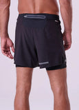 SHORT COM BERMUDA GRIT BOSSA 3 BOLSOS 5" MASC | PRETO Authen