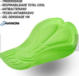 Macaquinho Para Ciclismo Feminino Laranja Neon Savancini Safety