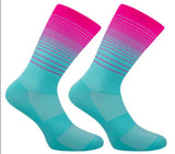 MEIAS DE POLIAMIDA Azul e Pink