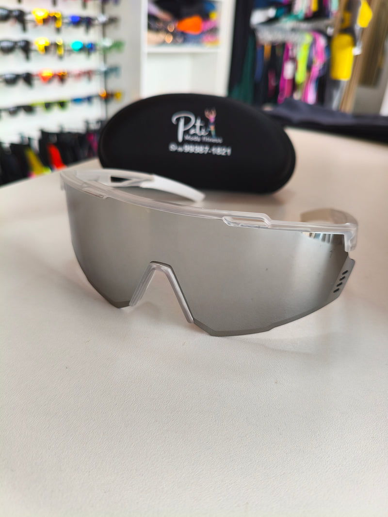 ÓCULOS PATIMODAFITNESS MASCARA Prateado