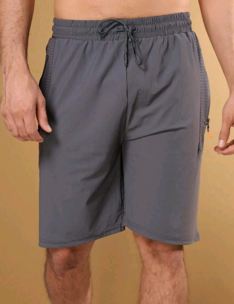 BERMUDA MASCULINA DE POLIAMIDA ultra light cinza