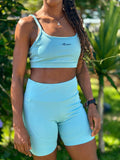 CONJUNTO TOP E BERMUDA ESSENTIAL RUN Azzure