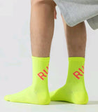 MEIAS DE POLIAMIDA Run amarelo