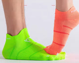 KIT 3 PARES DE MEIAS POLIAMIDA Soquete Roxa, Laranja e Neon