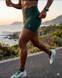 SHORTS DE COMPRESSÃO COM MULTIBOLSOS PATIMODAFITNESS Verde Militar