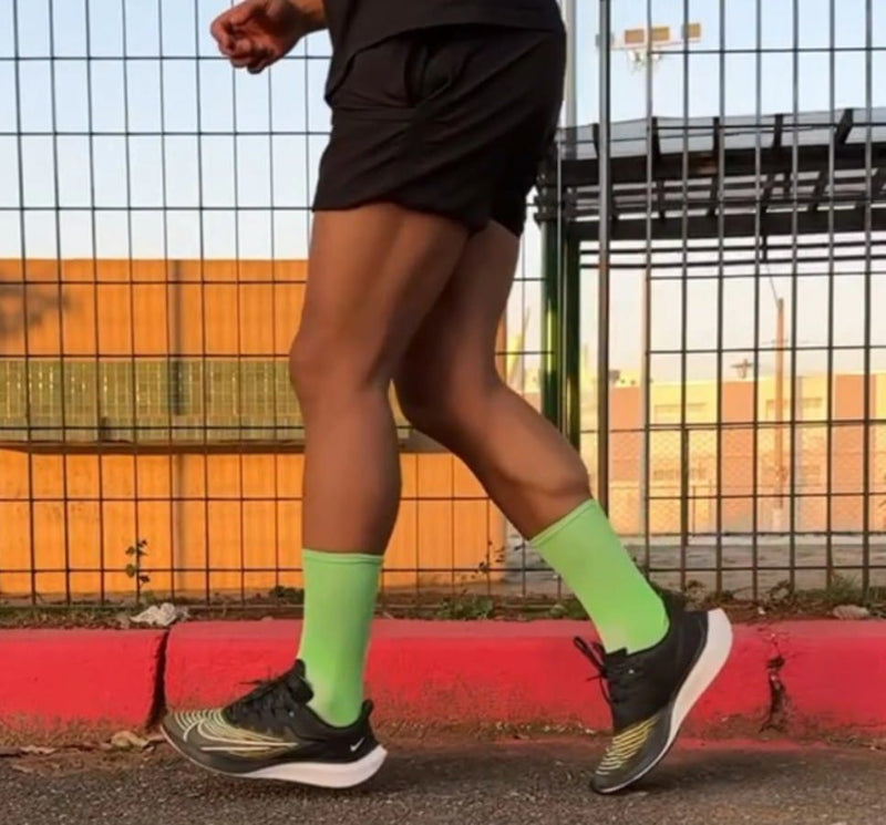 KIT 2 PARES DE MEIAS DE POLIAMIDA Verde limão