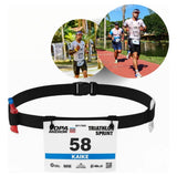 PORTA NÚMERO DE CORRIDA Com suporte de gel